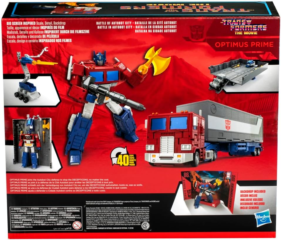 Transformers Studio Series Commander Class Transformers the Movie 86-31 Optimus Prime Action Figure