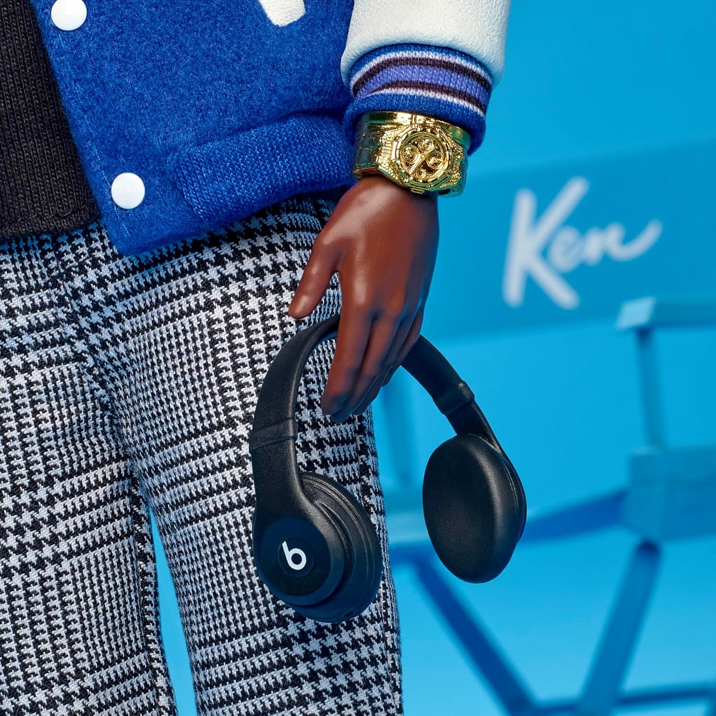 Barbie Signature Lebron James Kenbassadors Doll Collectible with Varsity Bomber Jacket Outfit & Accessories Including Headphones, Sunglasses, & More