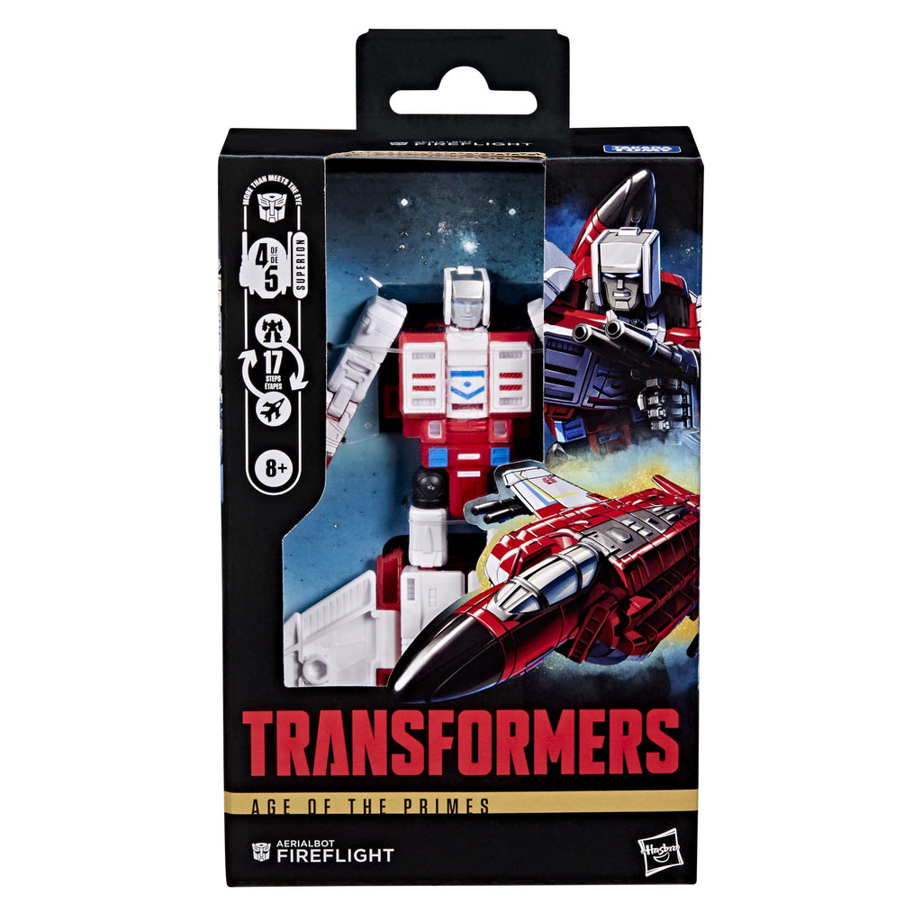 Transformers Toys Age of the Primes Aerialbot Fireflight 5.5" Action Figure, 8+