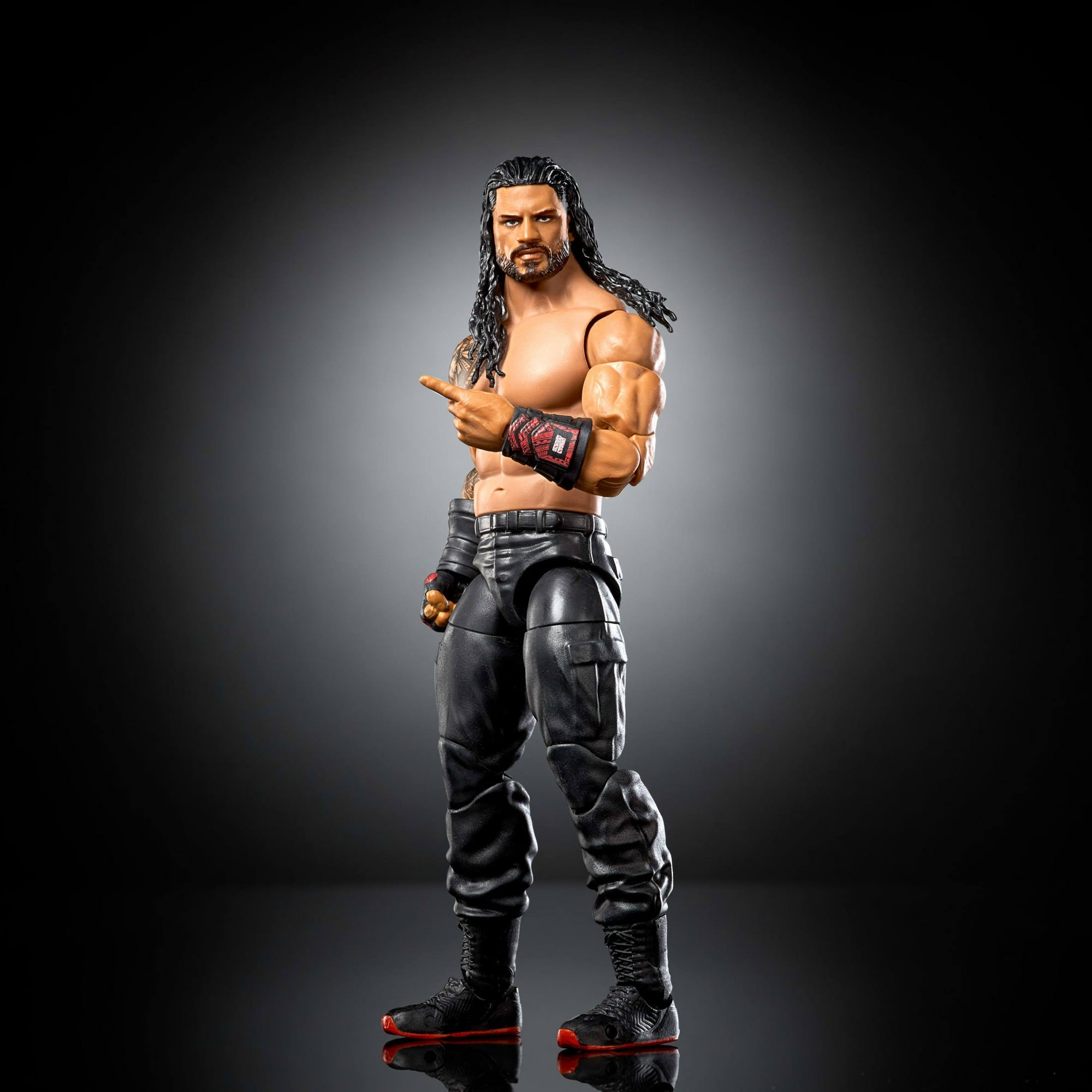 WWE Elite Roman Reigns Action Figure, Series #123 Set, 6-inch Collectible with Accessories