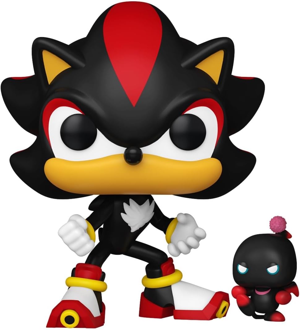 Funko POP & Buddy: Sonic - Shadow The Hedgehog with Dark Chao - Sonic The Hedgehog - Collectable Vinyl Figure - Gift Idea - Official Merchandise - for Kids & Adults - Video Games Fans