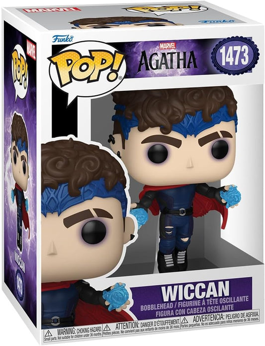 Funko POP Marvel: Wiccan - Agatha Coven of Chaos - Collectable Vinyl Figure - Gift Idea - Official Merchandise - for Kids & Adults - TV Fans - Model Figure for Collectors and Display