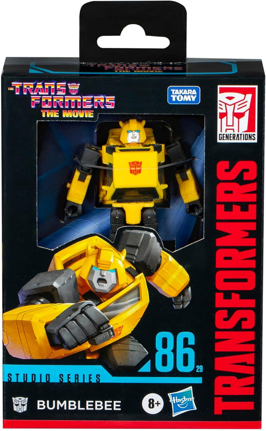 Transformers Toys Studio Series Deluxe The The Movie 86-29 Bumblebee, 4.5-inch Converting Action Figure, 8+
