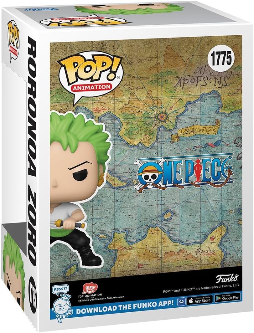 One Piece Roronoa Zoro with Swords (2024) Funko Pop! Animation: One Piece Funko Vinyl Figure #1775