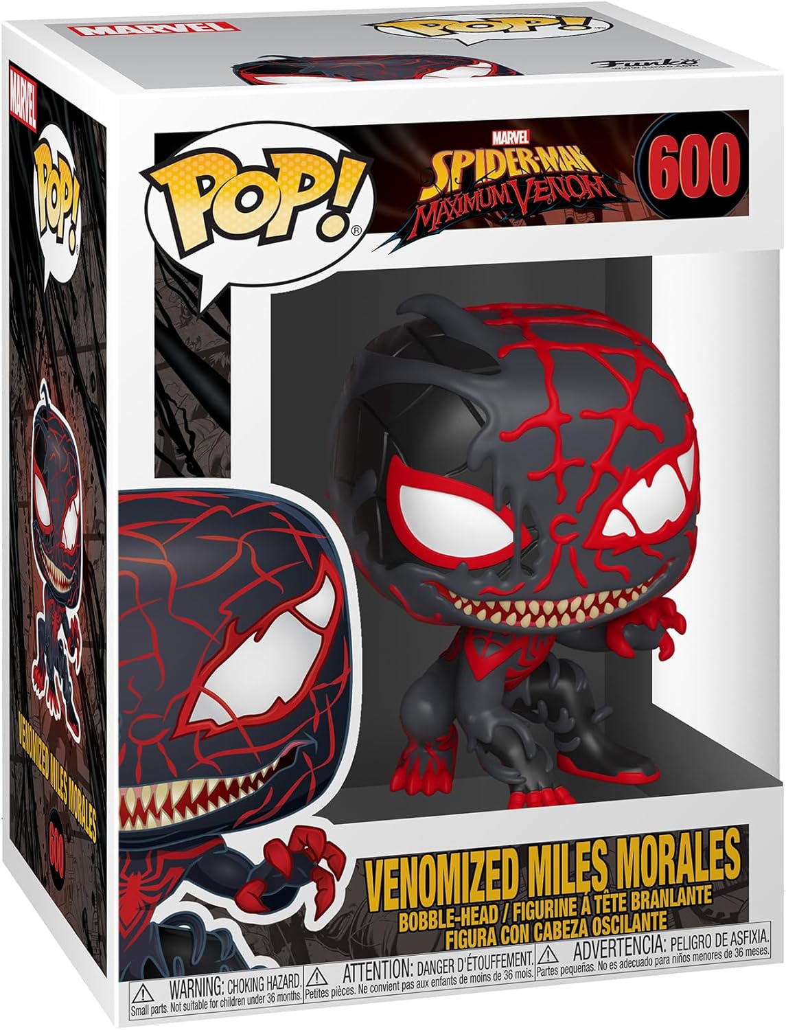 Funko Pop! Marvel: Marvel Venom - Miles Morales, Multicolor (46459)