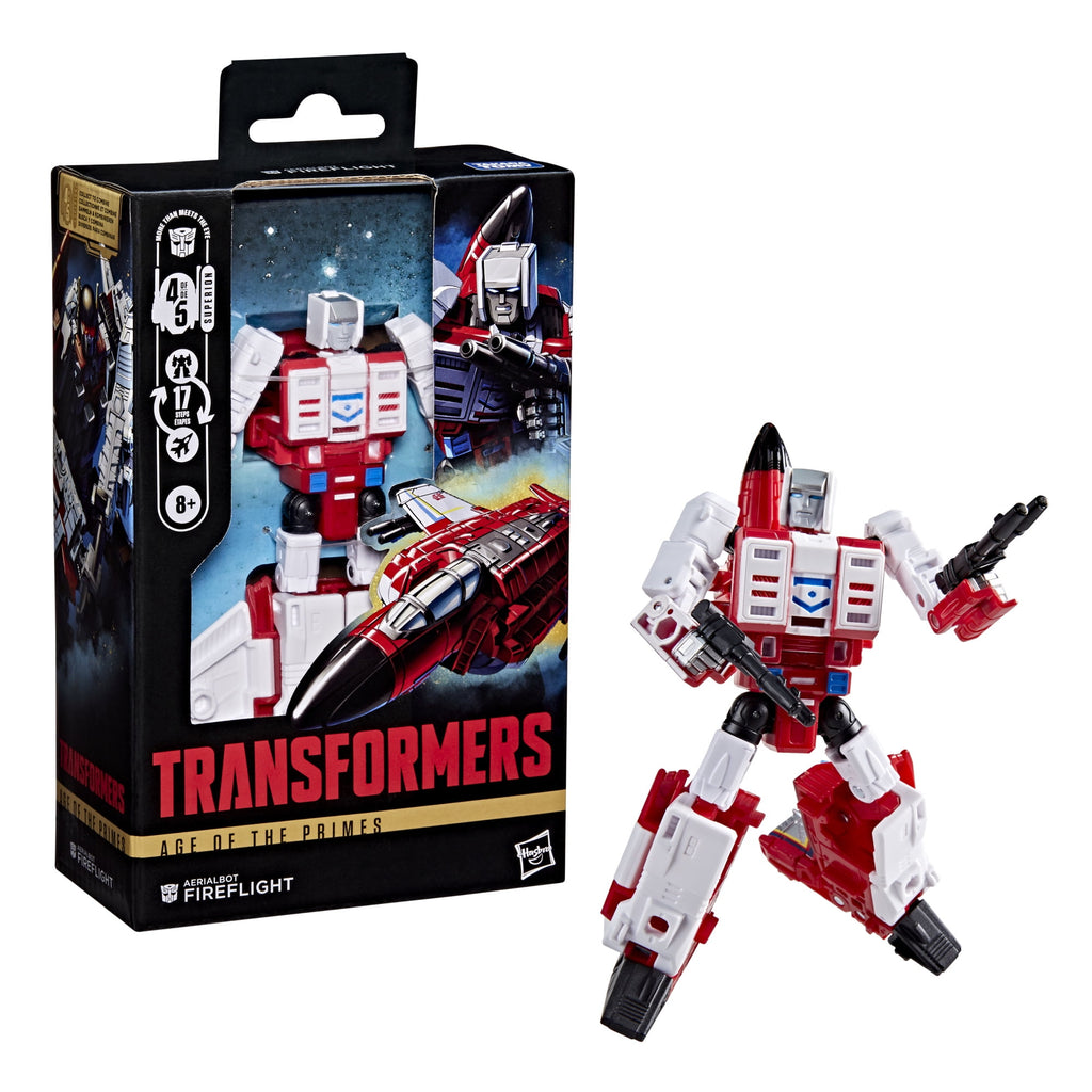 Transformers Toys Age of the Primes Aerialbot Fireflight 5.5" Action Figure, 8+
