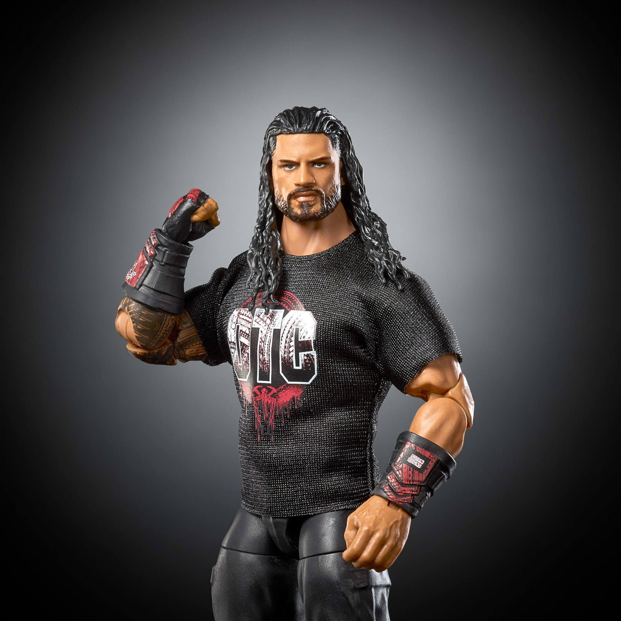 WWE Elite Roman Reigns Action Figure, Series #123 Set, 6-inch Collectible with Accessories
